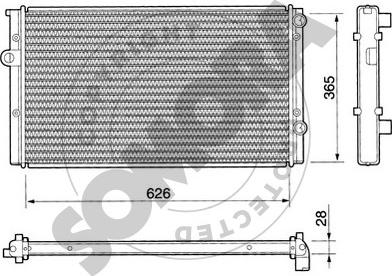 Somora 350841 - Radiators, Motora dzesēšanas sistēma ps1.lv