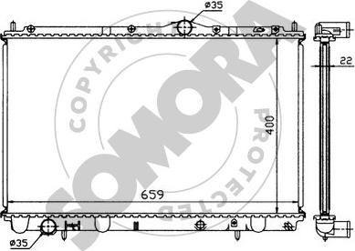 Somora 361240 - Radiators, Motora dzesēšanas sistēma ps1.lv