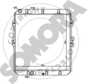 Somora 318740 - Radiators, Motora dzesēšanas sistēma ps1.lv