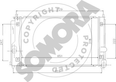 Somora 317640 - Radiators, Motora dzesēšanas sistēma ps1.lv