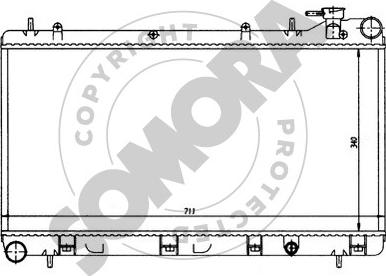 Somora 331040 - Radiators, Motora dzesēšanas sistēma ps1.lv