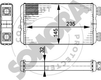 Somora 245550A - Siltummainis, Salona apsilde ps1.lv