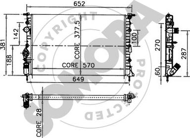 Somora 243043 - Radiators, Motora dzesēšanas sistēma ps1.lv