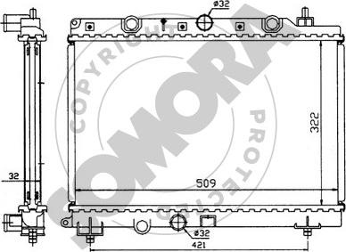 Somora 260742 - Radiators, Motora dzesēšanas sistēma ps1.lv