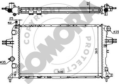 Somora 211746 - Radiators, Motora dzesēšanas sistēma ps1.lv