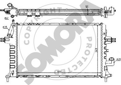 Somora 211748 - Radiators, Motora dzesēšanas sistēma ps1.lv