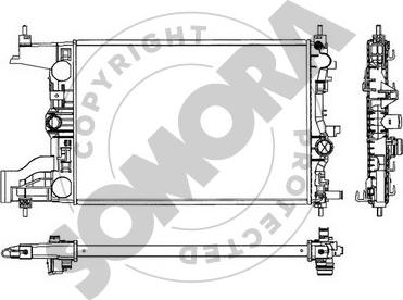 Somora 212040A - Radiators, Motora dzesēšanas sistēma ps1.lv