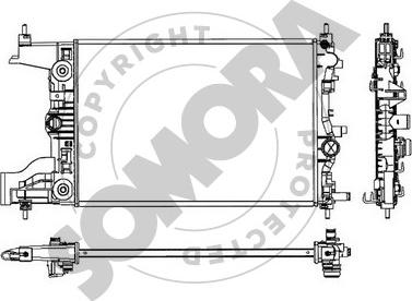 Somora 212040E - Radiators, Motora dzesēšanas sistēma ps1.lv