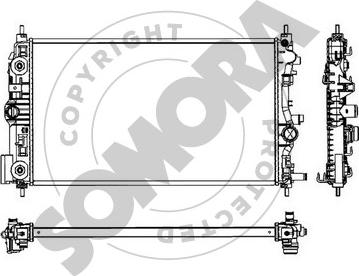 Somora 212040F - Radiators, Motora dzesēšanas sistēma ps1.lv