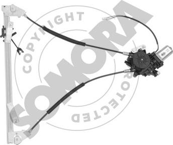 Somora 220557 - Stikla pacelšanas mehānisms ps1.lv