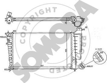 Somora 220640C - Radiators, Motora dzesēšanas sistēma ps1.lv