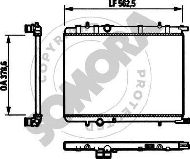 Somora 220741 - Radiators, Motora dzesēšanas sistēma ps1.lv