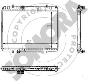 Somora 221340B - Radiators, Motora dzesēšanas sistēma ps1.lv