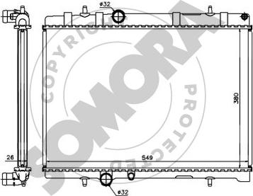 Somora 223440A - Radiators, Motora dzesēšanas sistēma ps1.lv