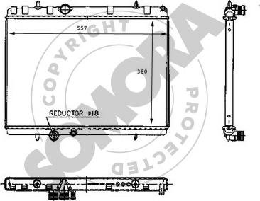 Somora 223440C - Radiators, Motora dzesēšanas sistēma ps1.lv