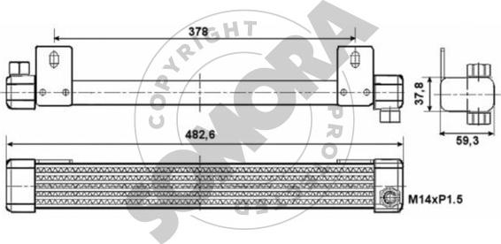 Somora 272066 - Eļļas radiators, Automātiskā pārnesumkārba ps1.lv