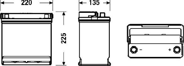 Sonnak SB450 - Startera akumulatoru baterija ps1.lv