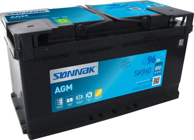 Sonnak SK960 - Startera akumulatoru baterija ps1.lv