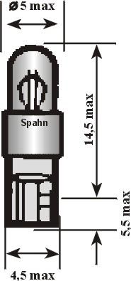 Spahn Glühlampen 6924 - Kvēlspuldze, Salona telpas apgaismojums ps1.lv