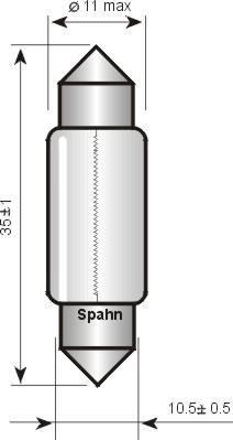 Spahn Glühlampen BL5236 - Kvēlspuldze, Numura apgaismojuma lukturis ps1.lv