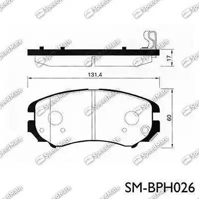 Parts-Mall PKA-029 - Bremžu uzliku kompl., Disku bremzes ps1.lv