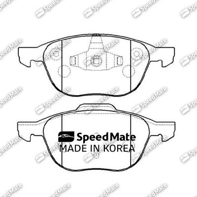 SpeedMate SM-BPU128 - Bremžu uzliku kompl., Disku bremzes ps1.lv