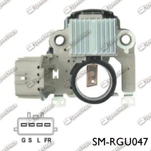 SpeedMate SM-RGU047 - Ģeneratora sprieguma regulators ps1.lv