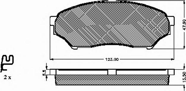 Spidan 32811 - Bremžu uzliku kompl., Disku bremzes ps1.lv