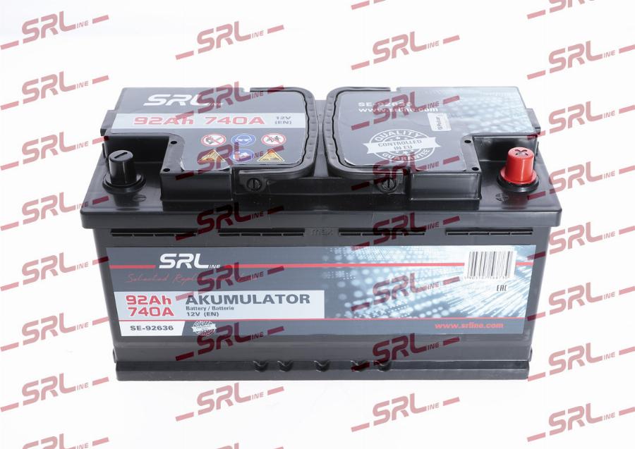 SRLine SE-92636 - Startera akumulatoru baterija ps1.lv