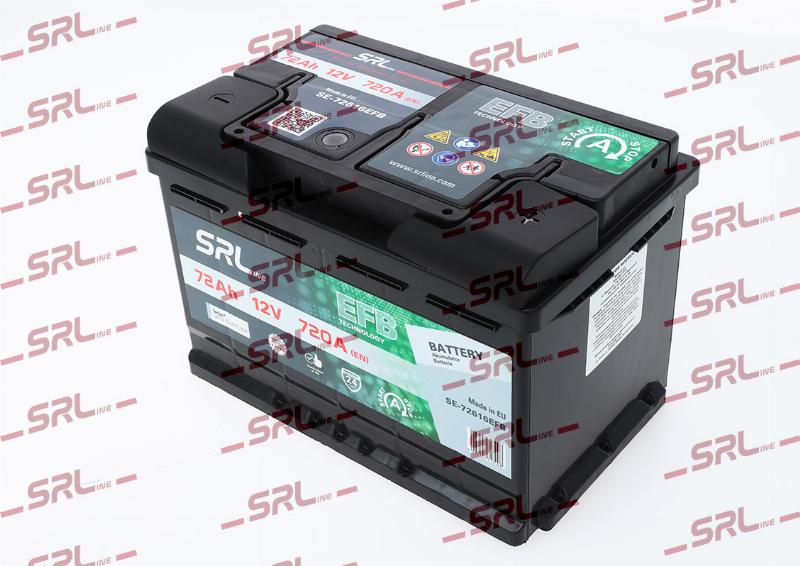 SRLine SE-72616EFB - Startera akumulatoru baterija ps1.lv