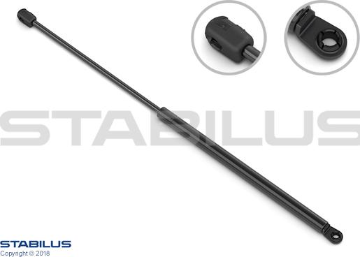 STABILUS 581490 - Gāzes atspere, Bagāžas / Kravas nodalījuma vāks ps1.lv