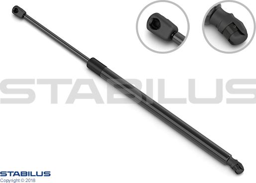 STABILUS 171381 - Gāzes atspere, Bagāžas / Kravas nodalījuma vāks ps1.lv