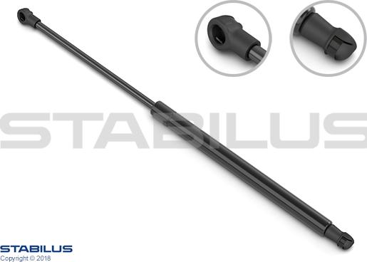 STABILUS 015495 - Gāzes atspere, Bagāžas / Kravas nodalījuma vāks ps1.lv