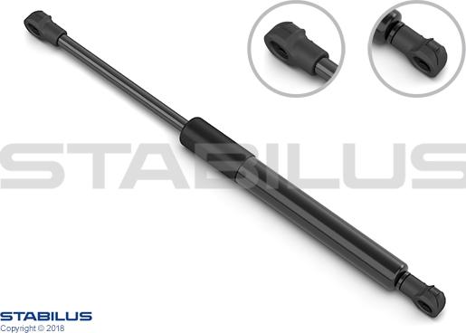 STABILUS 385302 - Gāzes atspere, Bagāžas / Kravas nodalījuma vāks ps1.lv