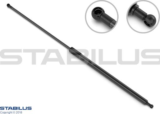 STABILUS 015531 - Gāzes atspere, Bagāžas / Kravas nodalījuma vāks ps1.lv