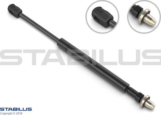 STABILUS 015621 - Gāzes atspere, Aizmugurējais stikls ps1.lv