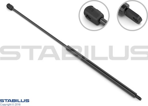 STABILUS 8546CB - Gāzes atspere, Bagāžas / Kravas nodalījuma vāks ps1.lv