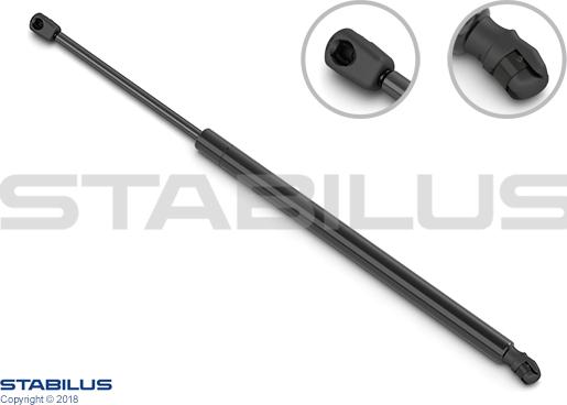 STABILUS 593440 - Gāzes atspere, Bagāžas / Kravas nodalījuma vāks ps1.lv