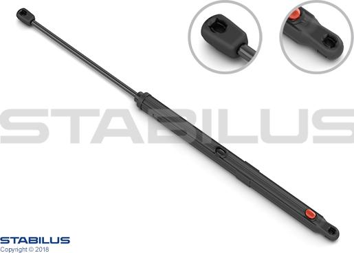 STABILUS 244991 - Gāzes atspere, Motora pārsegs ps1.lv