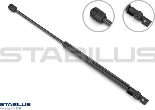 STABILUS 576723 - Gāzes atspere, Bagāžas / Kravas nodalījuma vāks ps1.lv