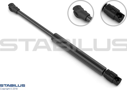 STABILUS 782504 - Gāzes atspere, Plaukts (Bagāžas nodalījums) ps1.lv