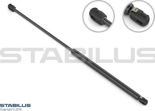 STABILUS 277924 - Gāzes atspere, Bagāžas / Kravas nodalījuma vāks ps1.lv