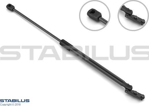 STABILUS 762672 - Gāzes atspere, Bagāžas / Kravas nodalījuma vāks ps1.lv