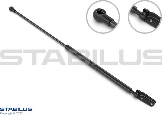 STABILUS 734018 - Gāzes atspere, Bagāžas / Kravas nodalījuma vāks ps1.lv