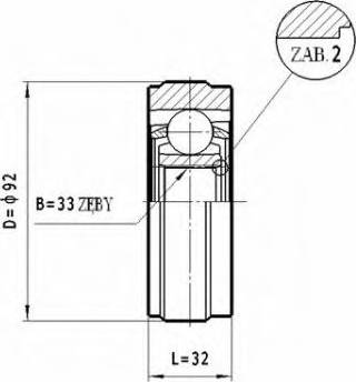 Statim CW.050 - Šarnīru komplekts, Piedziņas vārpsta ps1.lv