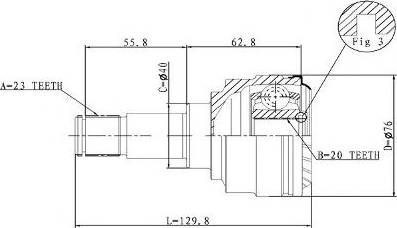 Statim CW.031 - Šarnīru komplekts, Piedziņas vārpsta ps1.lv