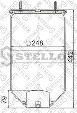 Stellox 90-40040-SX - Pneimoatsperes spilvens, Pneimopiekare ps1.lv