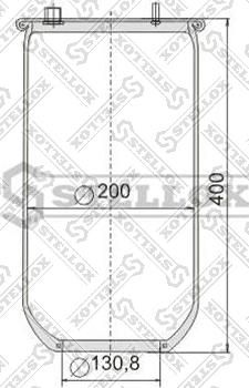 Stellox 90-08870-SX - Pneimoatsperes spilvens, Pneimopiekare ps1.lv