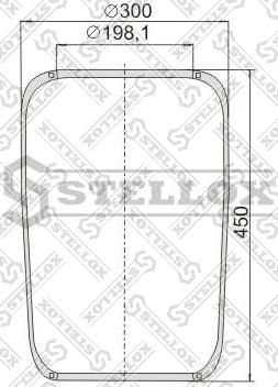 Stellox 90-07270-SX - Pneimoatsperes spilvens, Pneimopiekare ps1.lv