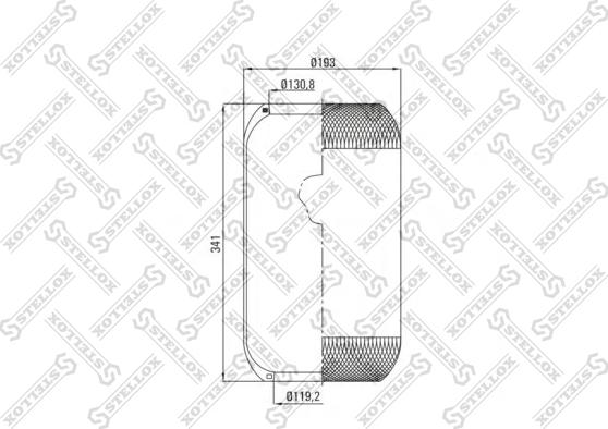 Stellox 90-36340-SX - Pneimoatsperes spilvens, Pneimopiekare ps1.lv